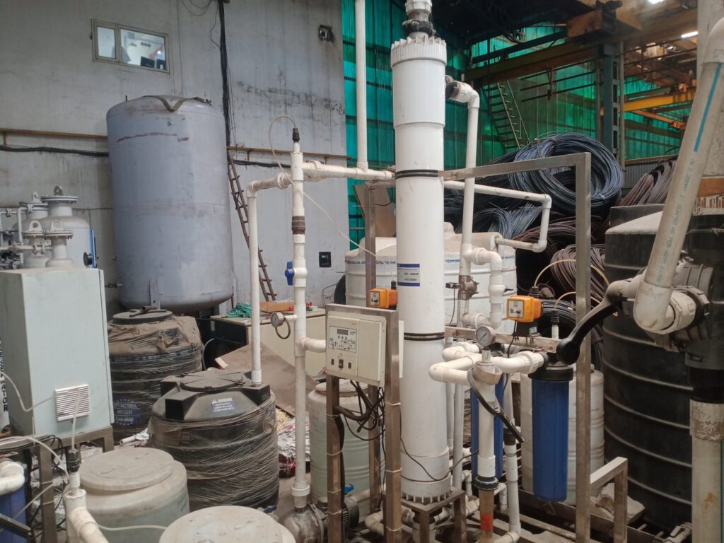 Old RO Water Plant on the working place