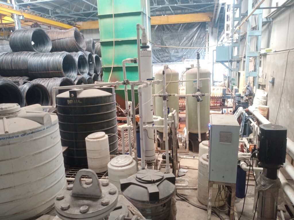 Old RO Water Plant on the working place