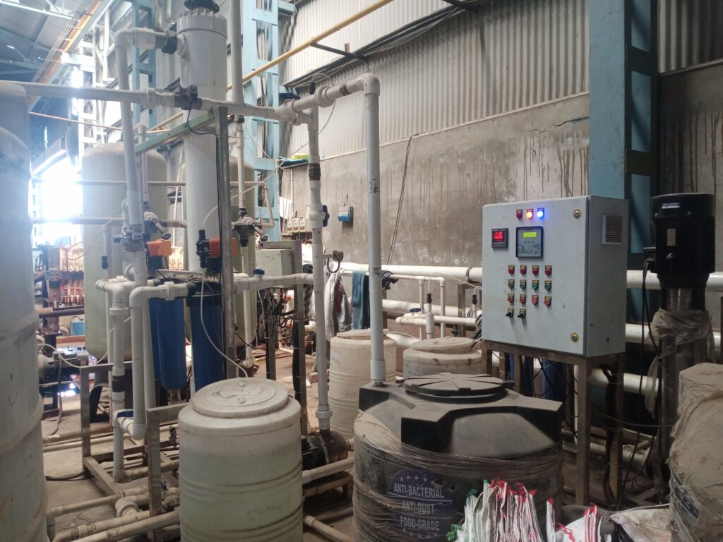 Old RO Water Plant on the working place