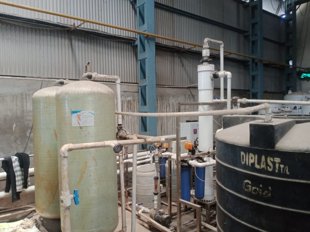 Old RO Water Plant on the working place